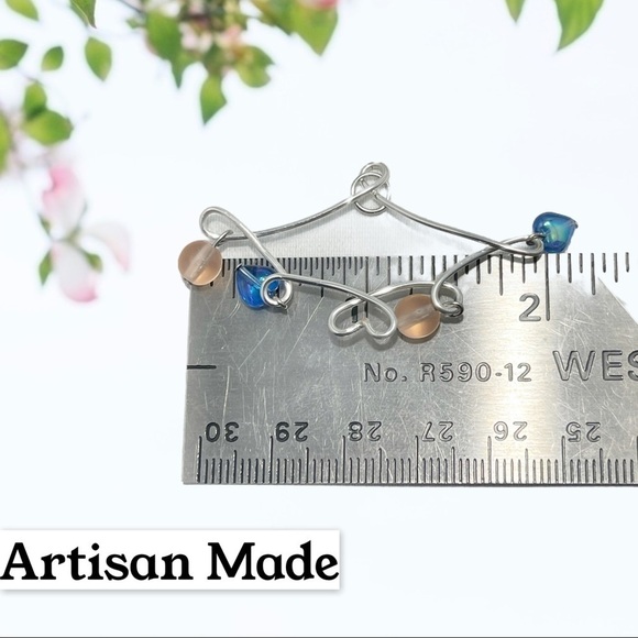 Handmade- Silver Earring & Necklace Pendent - Picture 2 of 5